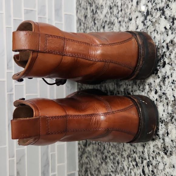 Brown L.L. Bean Signature Hawthorne Flat Toe Leather Boots sz 10.5 - Picture 4 of 6